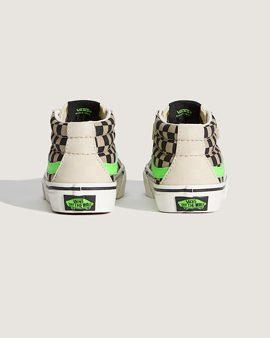 Little Kids Sk8Mid V Shoe VANS GlowintheDark Taupe Mist Grey ALT3