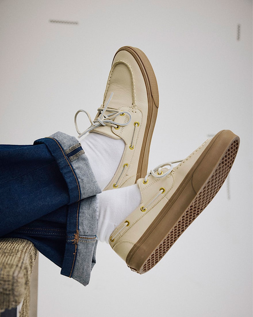 2Eyelet Boat Shoe VANS Tan Brown ALT7