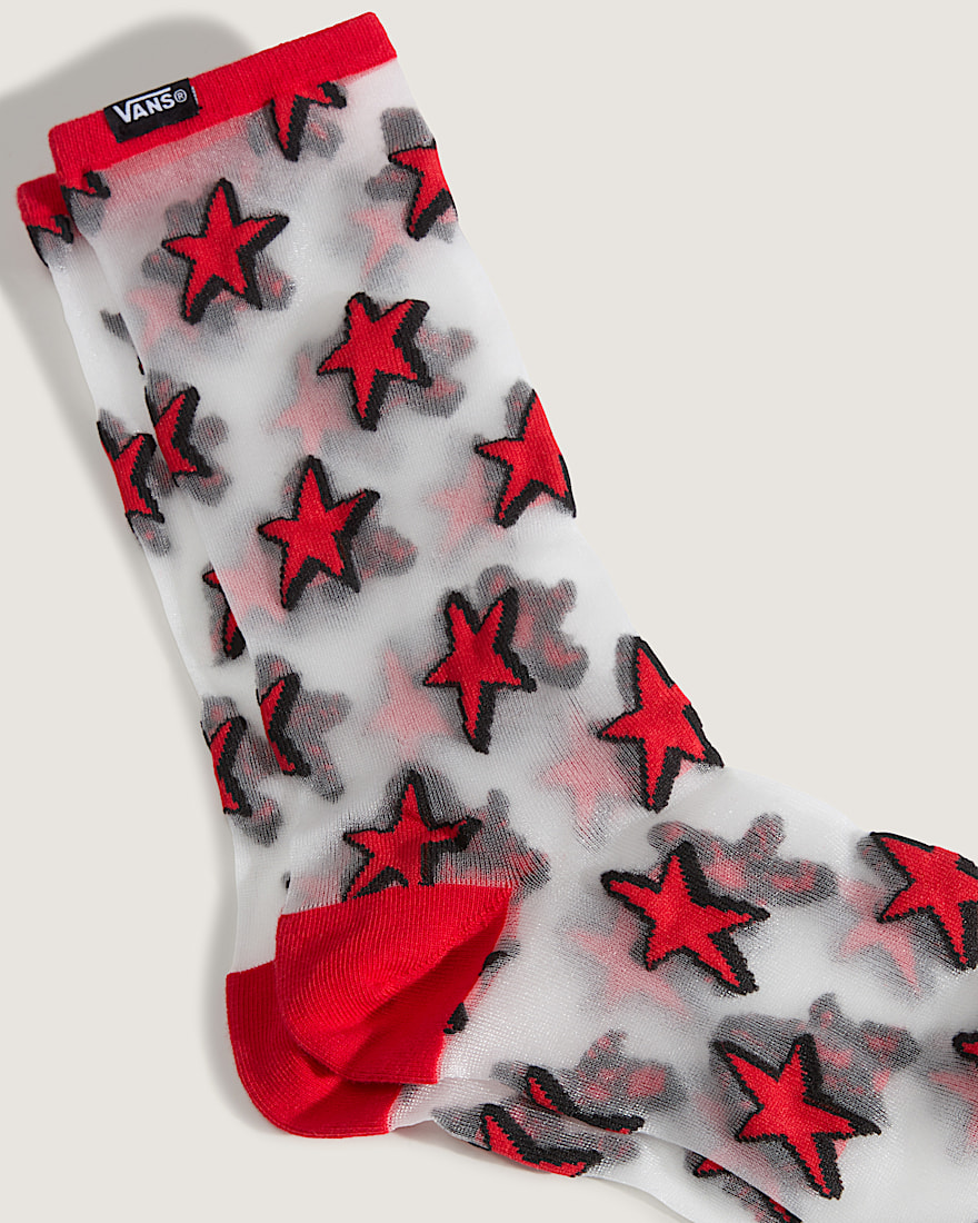 Hazy Sheer Crew Socks