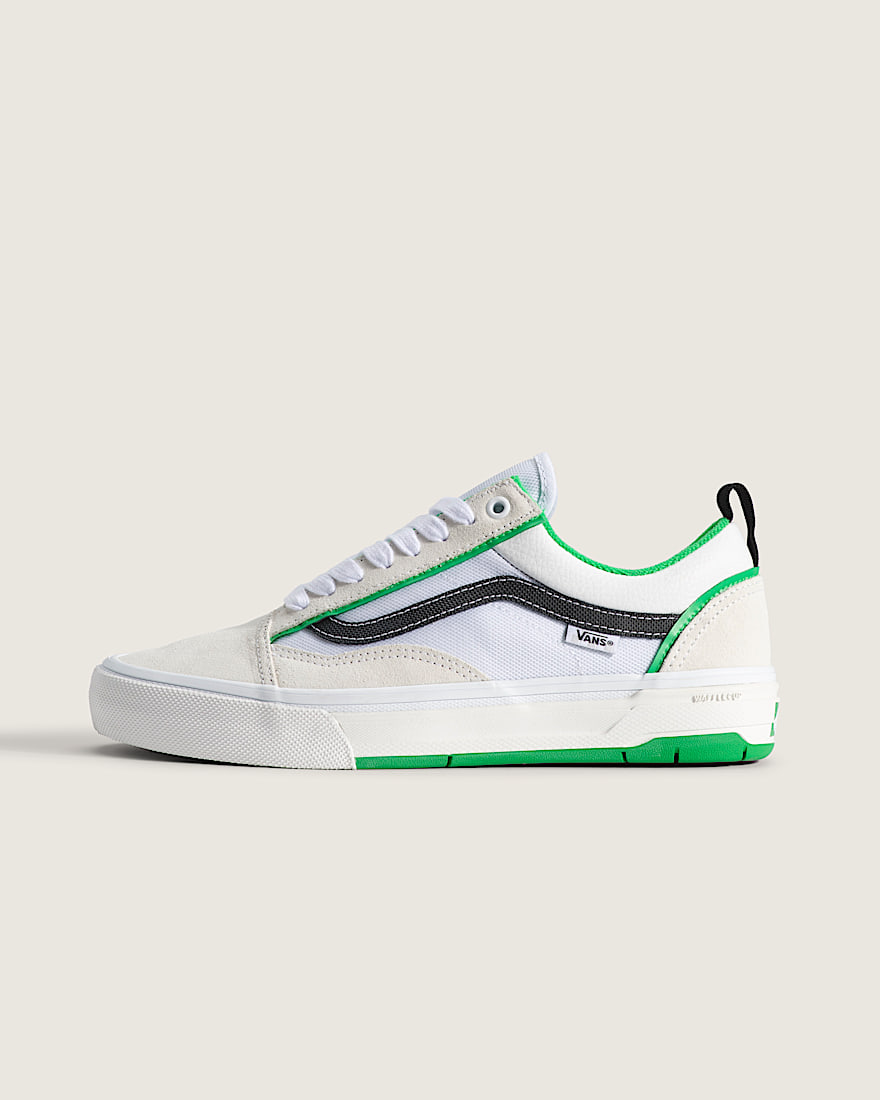 Skate Old Skool Wafflecup Shoe VANS White  Green HERO