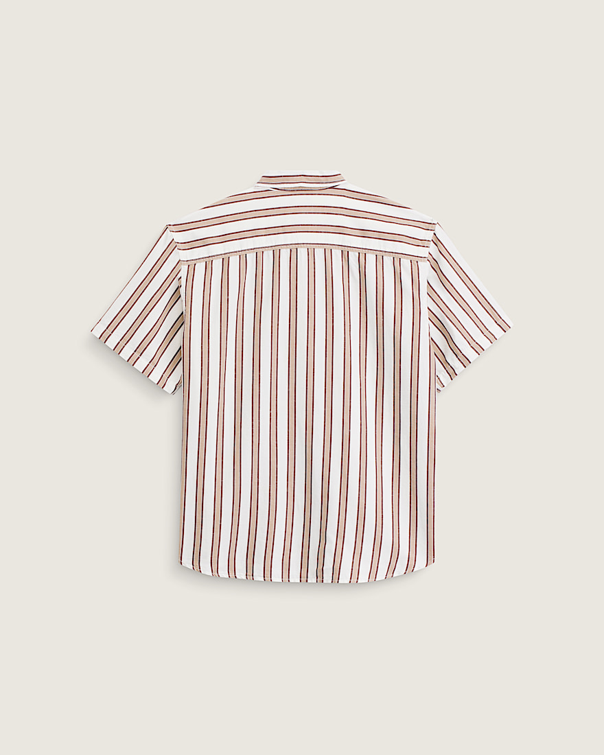 Lawson Stripe Shirt VANS White  Potting Soil Brown ALT1