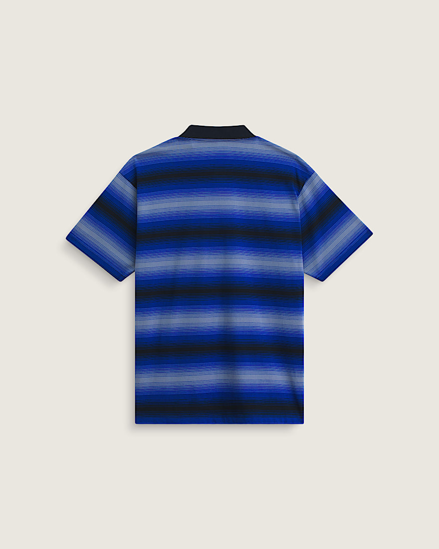Molino Shadow Stripe Polo Shirt VANS Royal Cobalt Blue ALT1