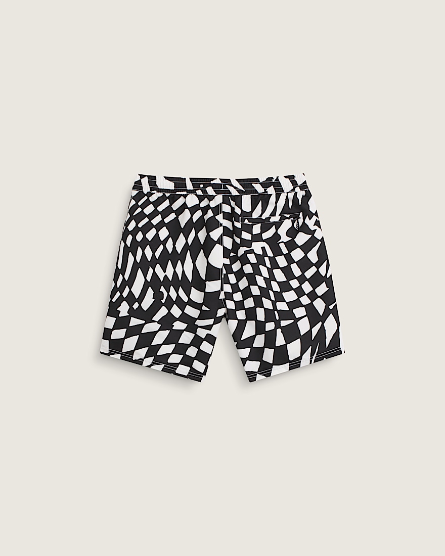 Primary II Elastic Printed Boardshorts VANS Black  White ALT1
