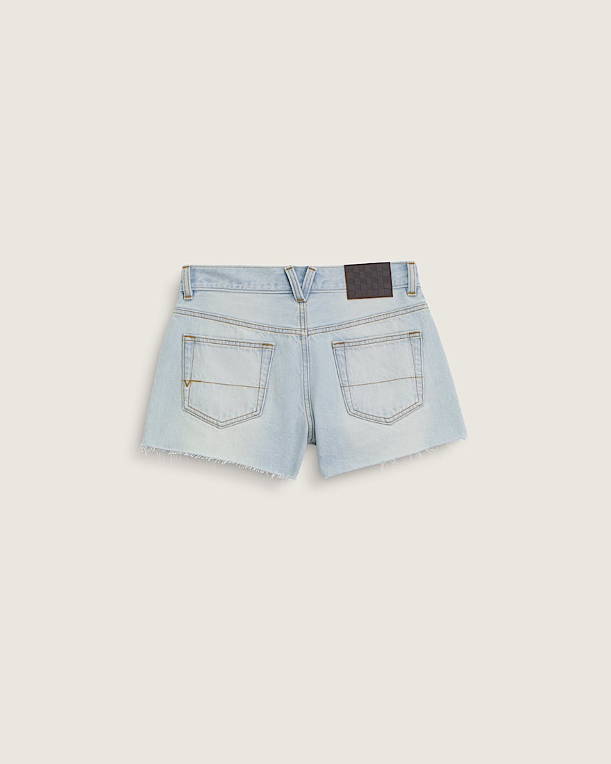 Check5 Low Rise Mini Shorts VANS Light Stonewash Blue ALT1