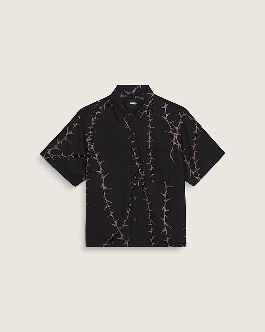 Van Doren Printed Camp Shirt VANS Black HERO