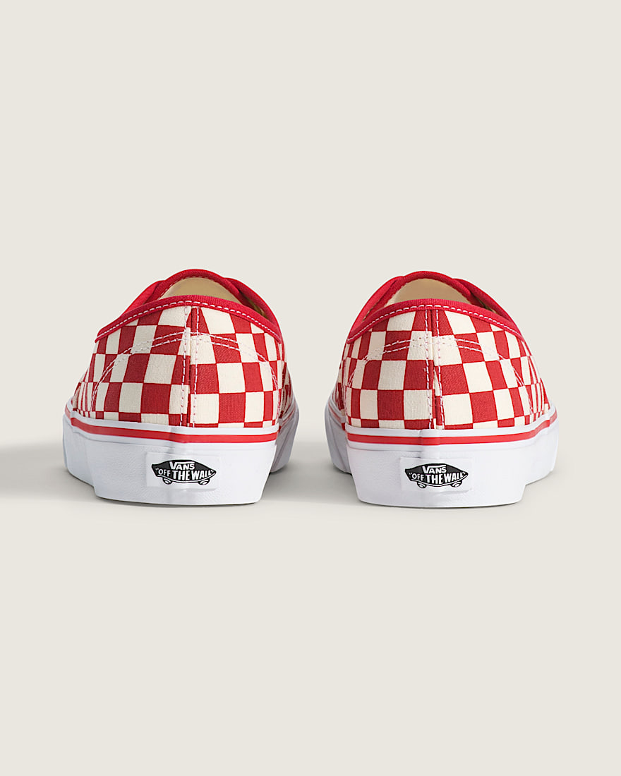 Authentic Checkerboard Shoe VANS Checkerboard Racing Red  White ALT5