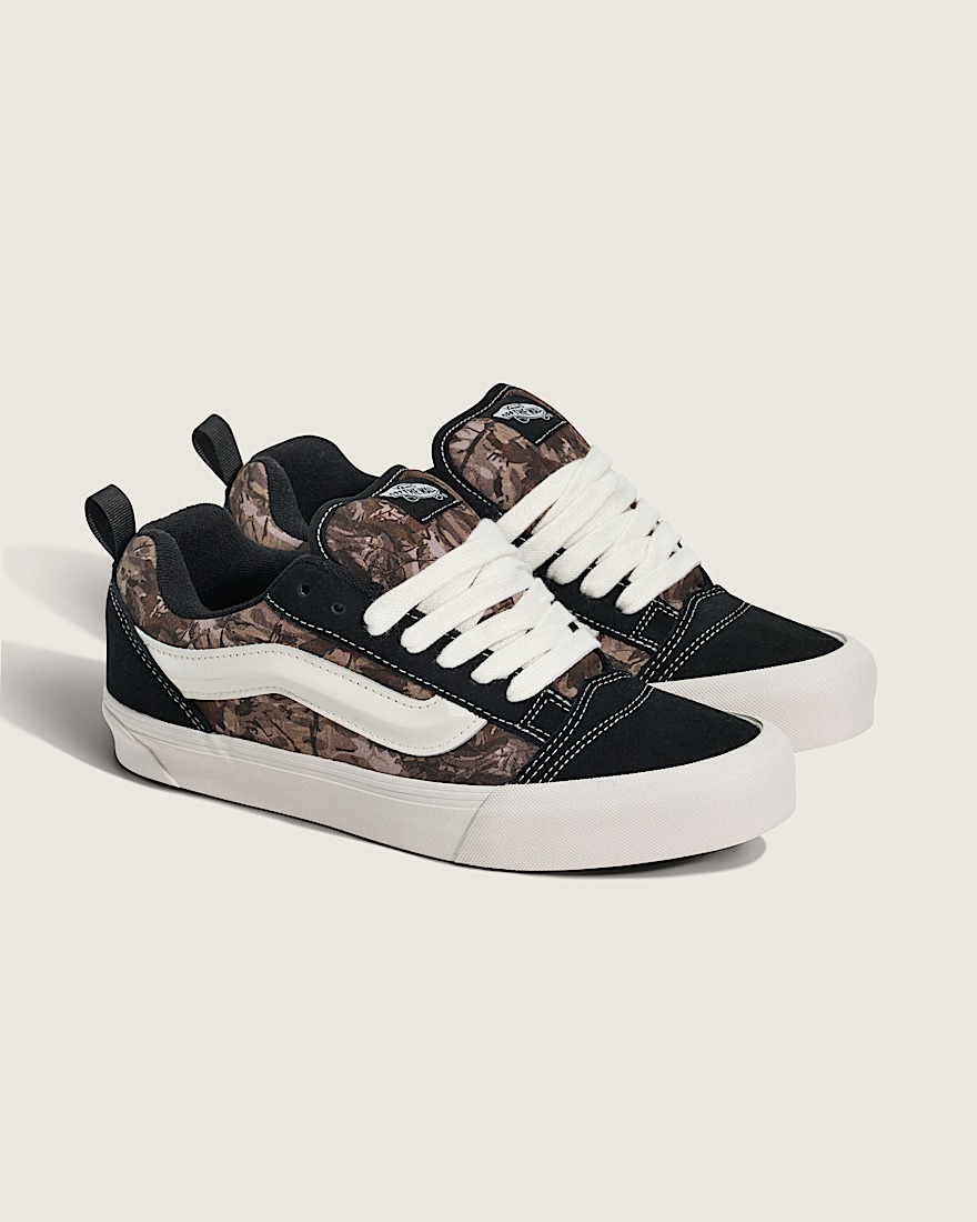 Knu Skool Shoe VANS Camo Olive Green  Black ALT1