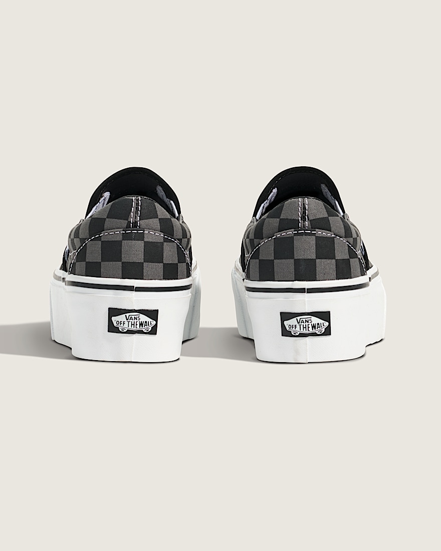 Classics SlipOn Stackform VANS CHECKERBOARD PEWTER ALT3
