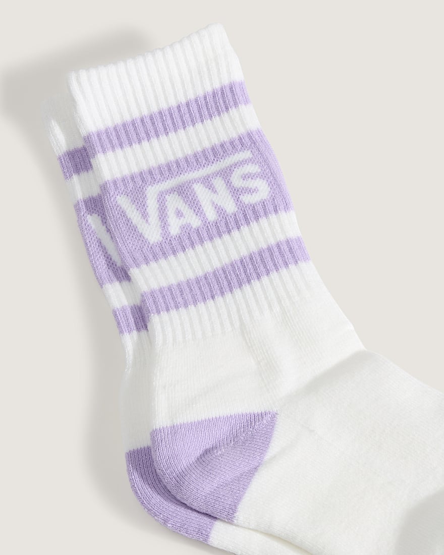Kids Vans Drop V Crew Socks VANS Soft Orchid Purple ALT2