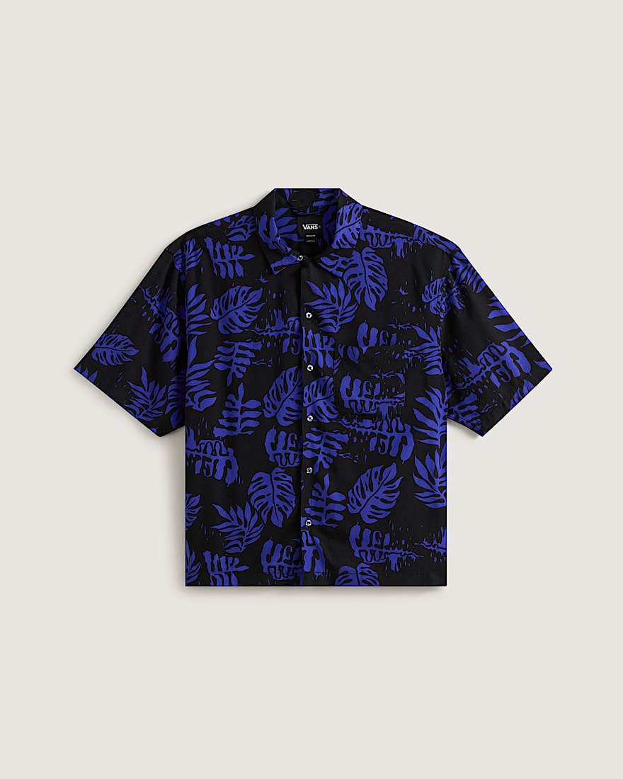 Van Doren Printed Camp TShirt VANS Royal Cobalt Blue HERO