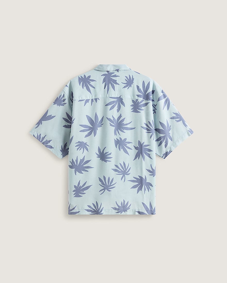 Van Doren Printed Camp TShirt VANS Dawn Mist Blue ALT1