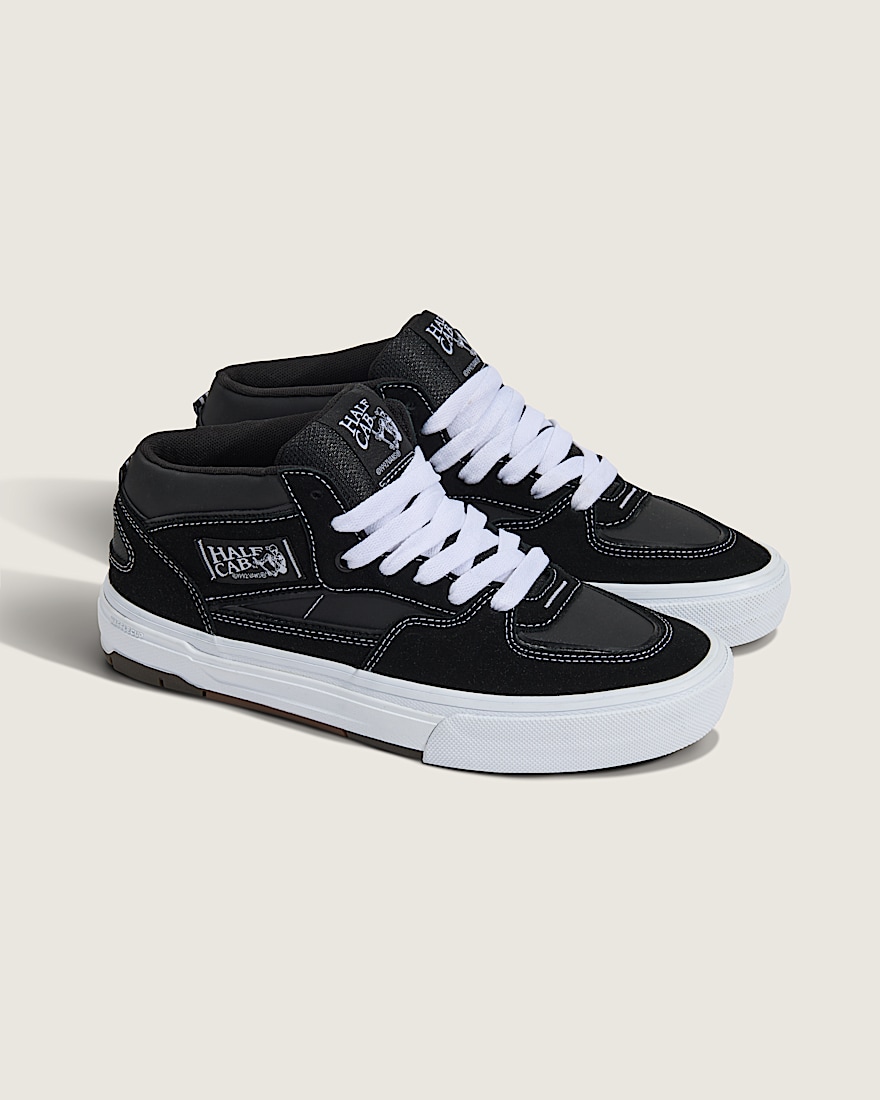 Skate Half Cab Wafflecup Shoe VANS Black  White ALT1