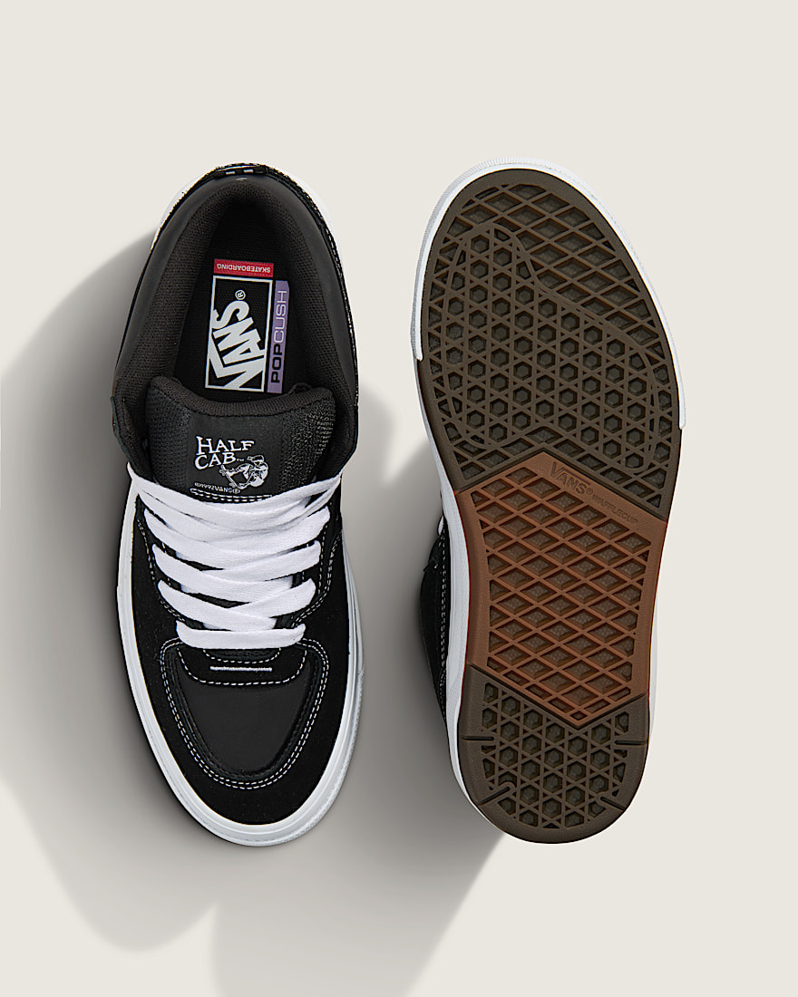 Skate Half Cab Wafflecup Shoe VANS Black  White ALT2