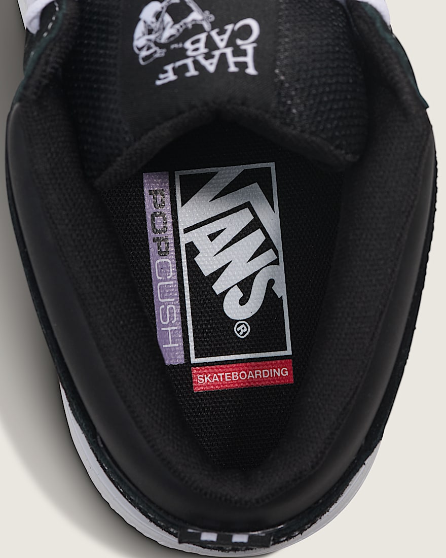 Skate Half Cab Wafflecup Shoe VANS Black  White ALT4