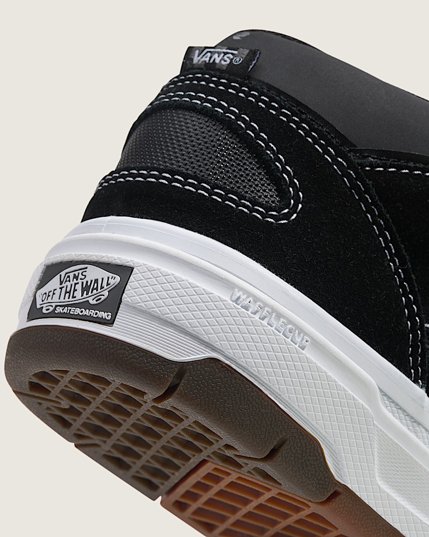Skate Half Cab Wafflecup Shoe VANS Black  White ALT6