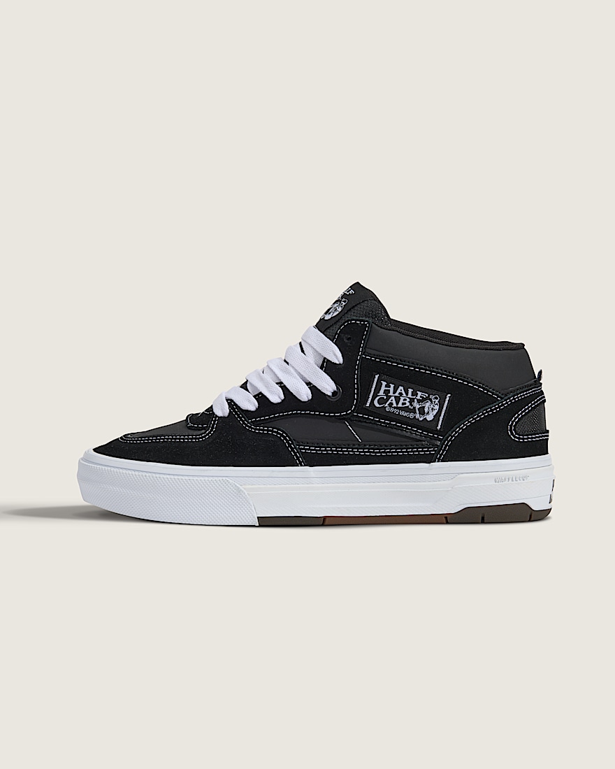 Skate Half Cab Wafflecup Shoe VANS Black  White HERO
