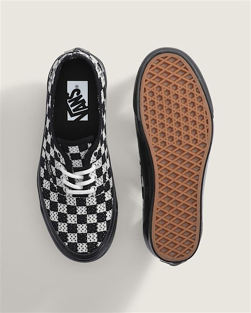 Premium Authentic Checkerboard Shoe VANS Checkerboard Black  Marshmallow White ALT2