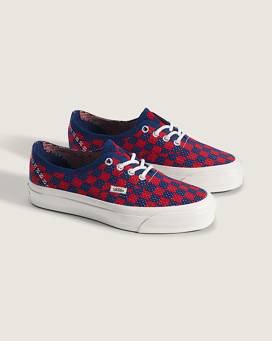 Premium Authentic Checkerboard Shoe VANS Checkerboard Red  Blue ALT1