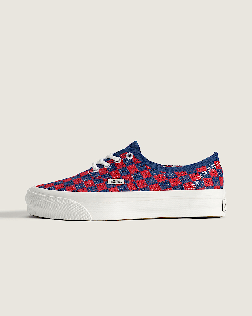Premium Authentic Checkerboard Shoe VANS Checkerboard Red  Blue HERO