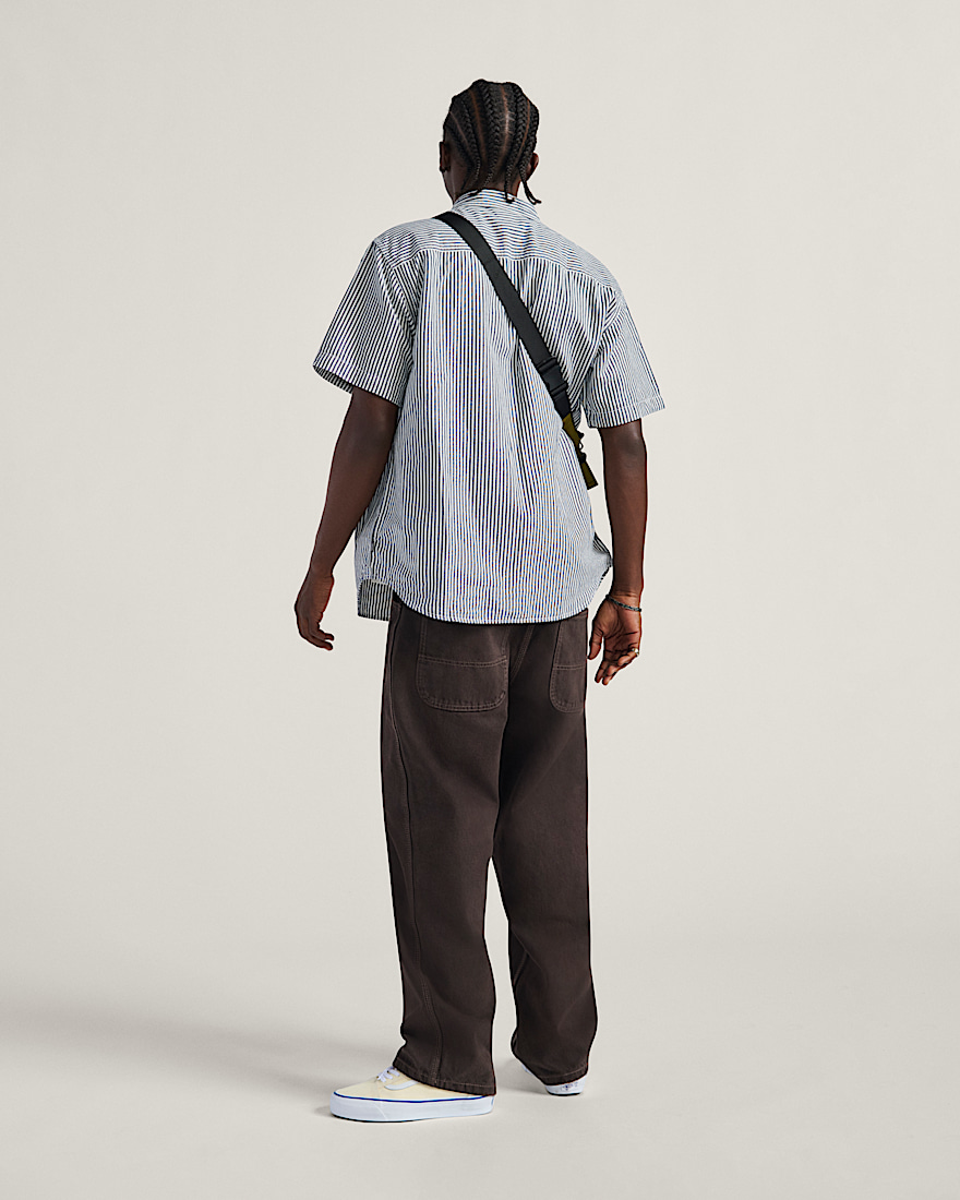 Skate Check5 Loose Denim Pants VANS After Dark Brown ALT2