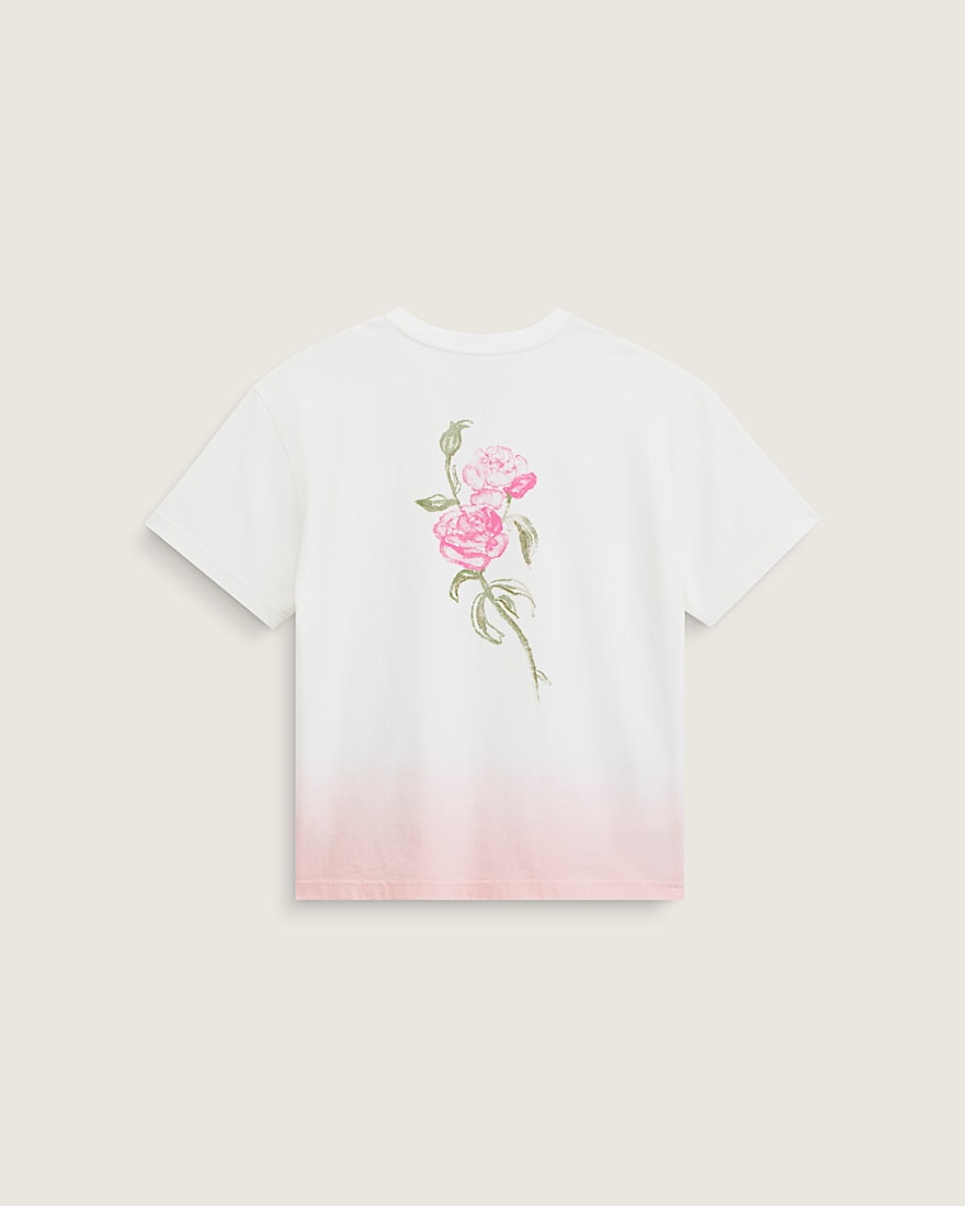 Floral Tears TShirt VANS CORAL BLUSH HERO