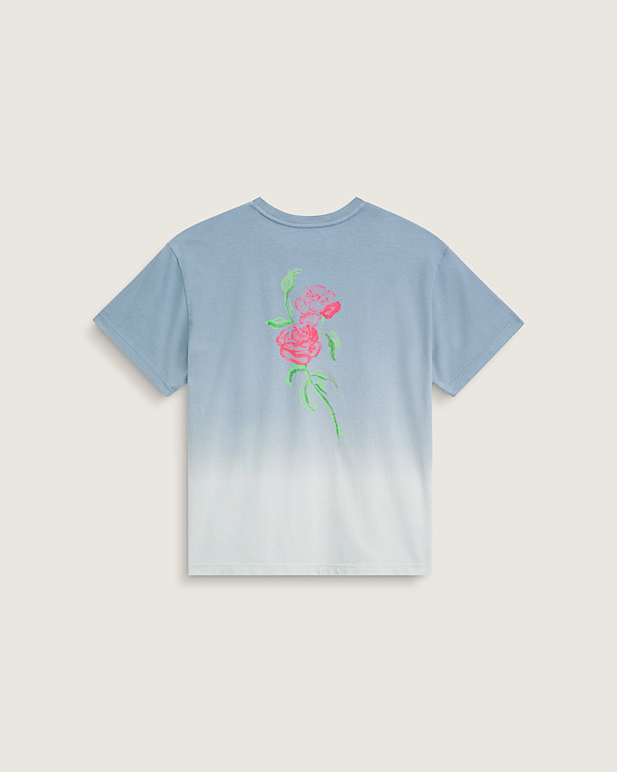 Floral Tears TShirt VANS GLACIAL SLATE HERO