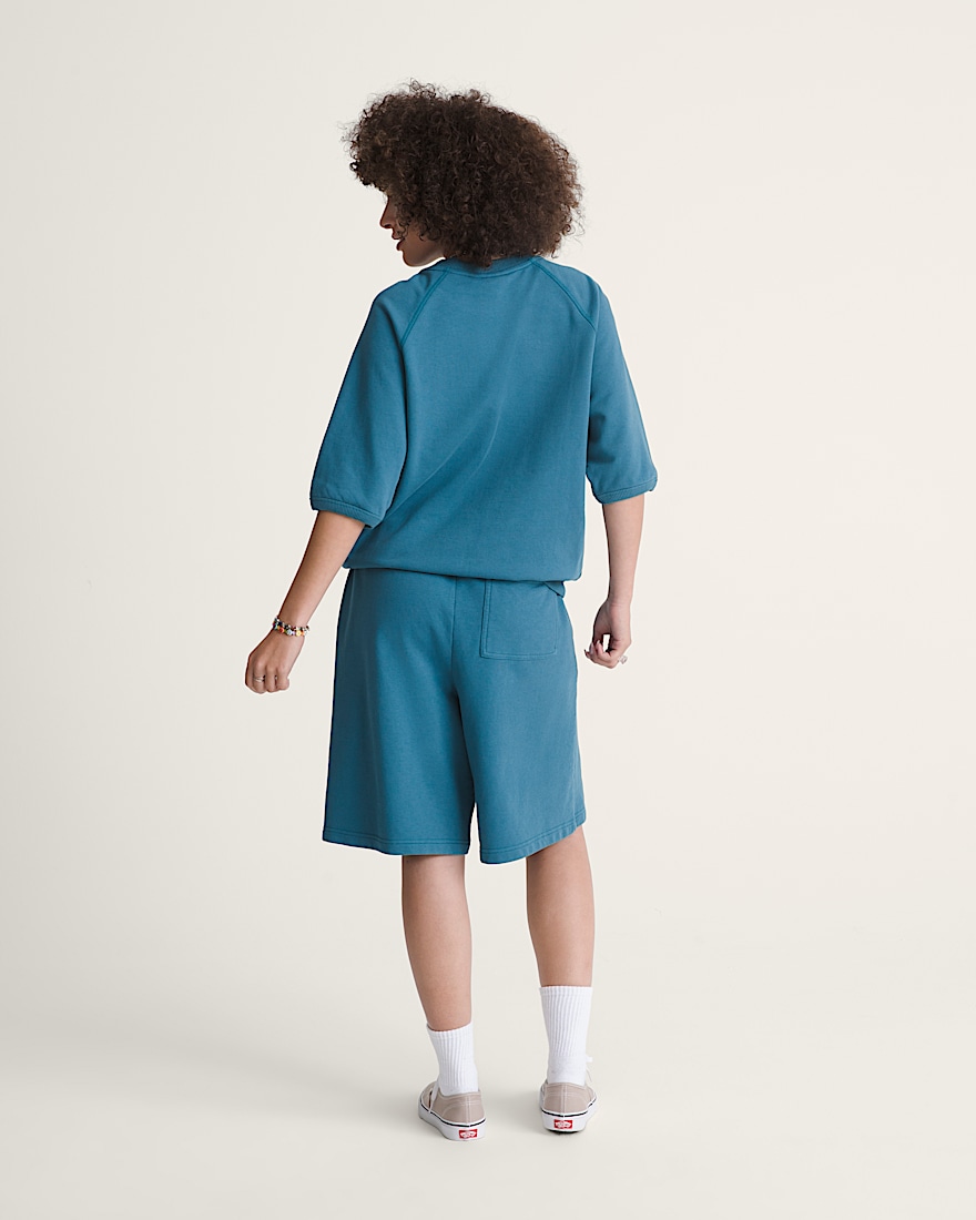 Long Sweat Shorts VANS Stv Navy Blue ALT4