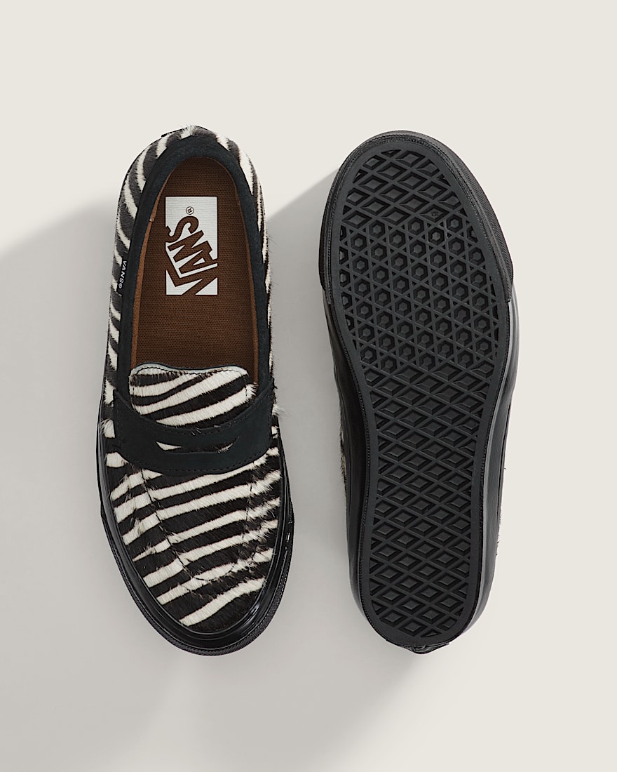 Premium Loafer VANS Zebra Black  White ALT2