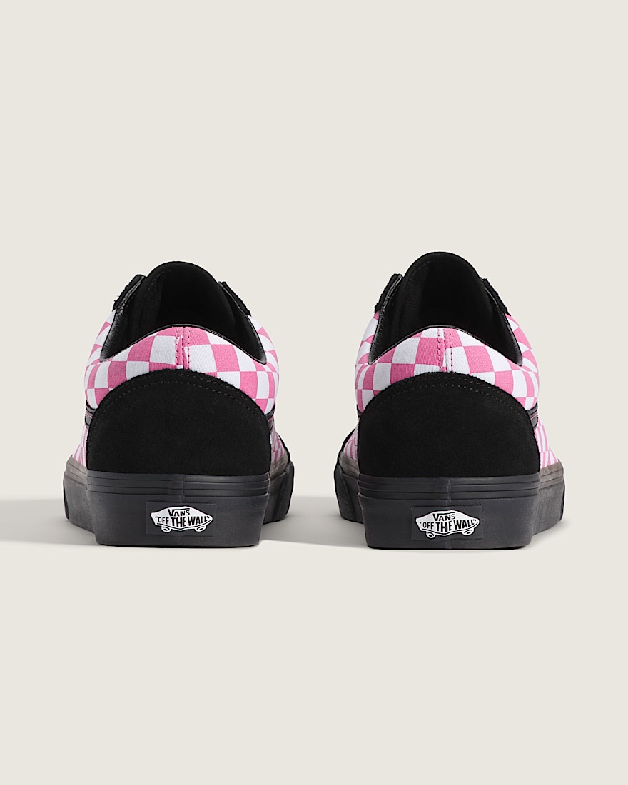 Old Skool Checkerboard Shoe VANS Checkerboard Black  Fizz Pink ALT3