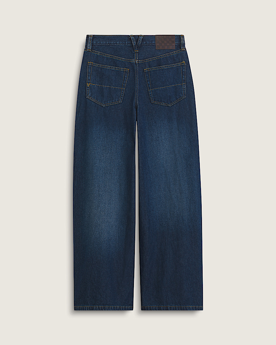 Check5 Low Rise Baggy Pants VANS Dark Rinse Blue ALT1