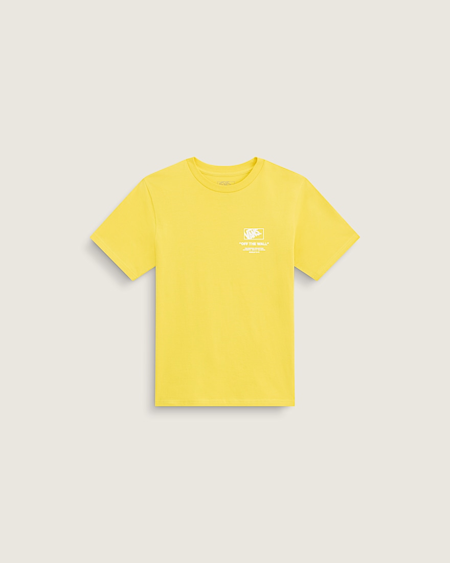 Kids Stacked Hi TShirt VANS Dusty Gold ALT1