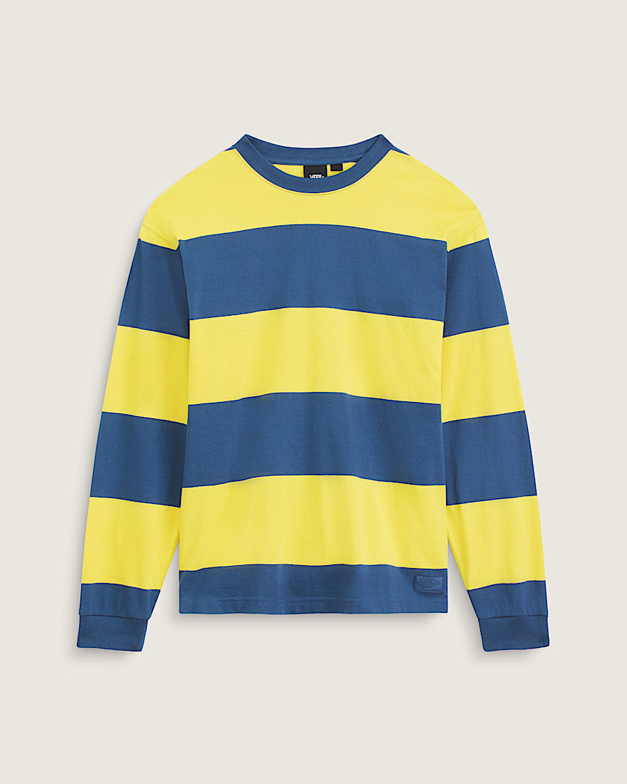 Rugby Stripe Long Sleeve Shirt VANS Dusty Gold HERO