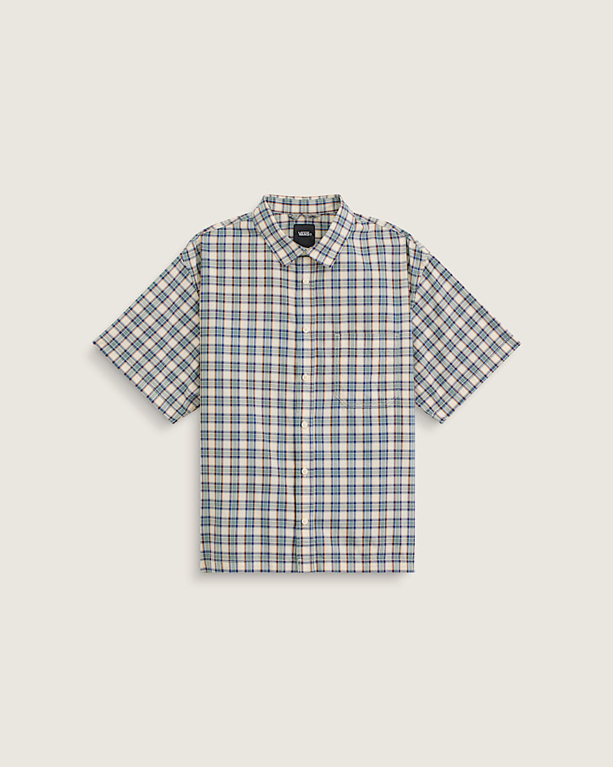 Larkspur Timber Plaid Shirt VANS Almond Crisp HERO
