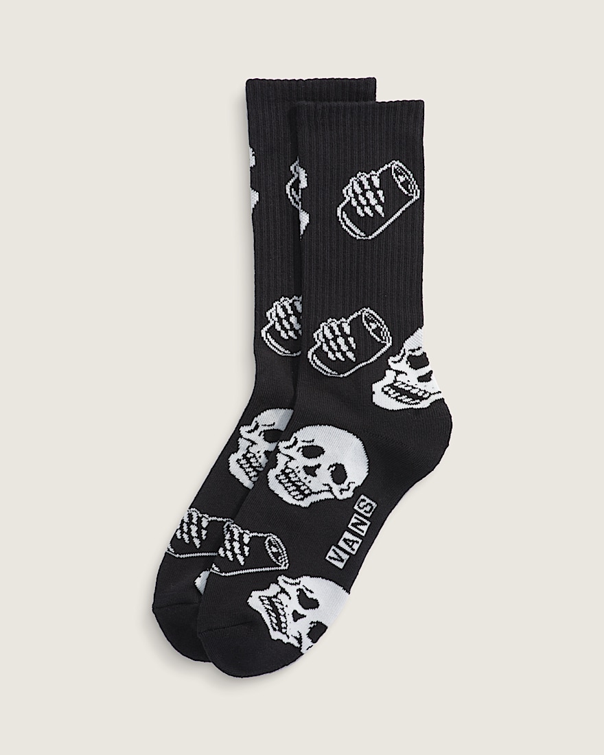 Verne Crew Socks VANS Black  White HERO