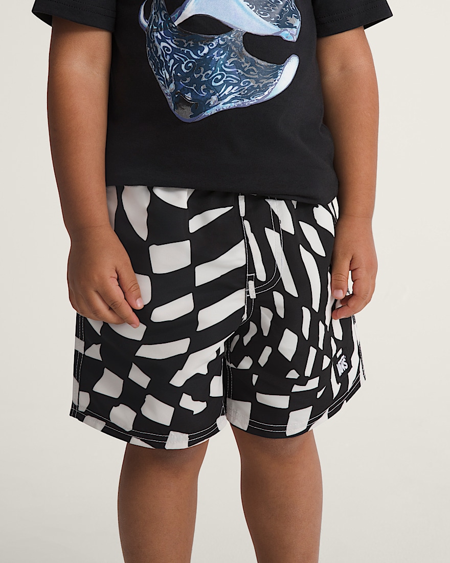 Little Kids Primary II Printed Elastic Boardshort VANS Black  White HERO