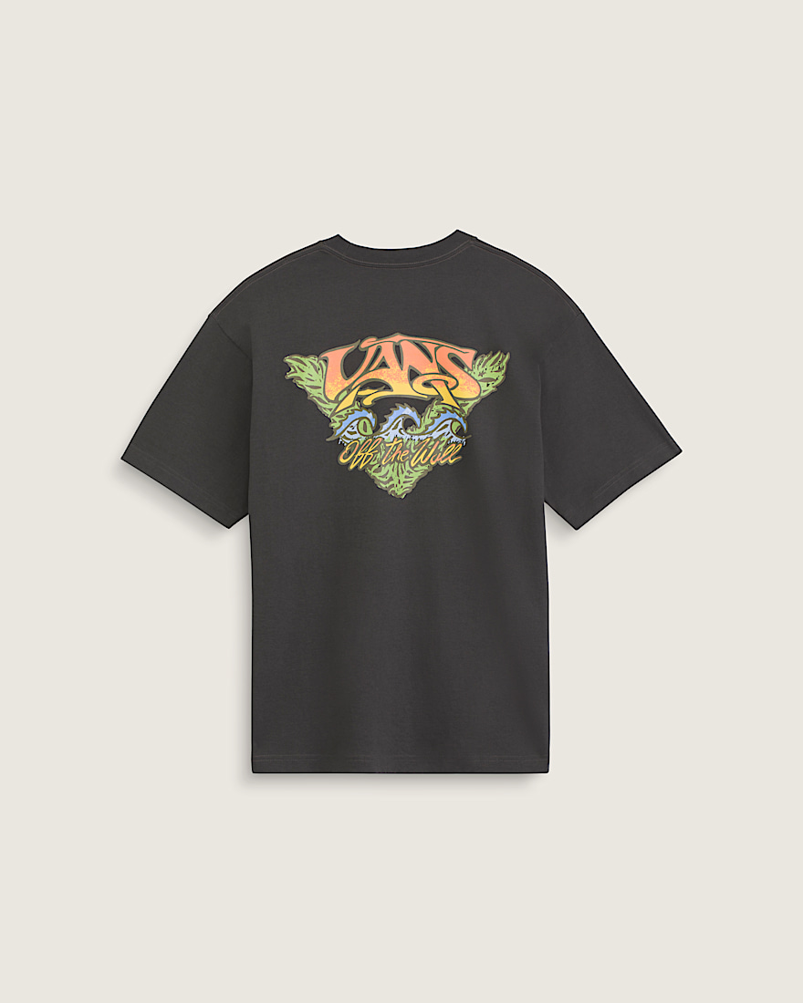 Triple Wave Surf Club TShirt VANS Faded Black HERO