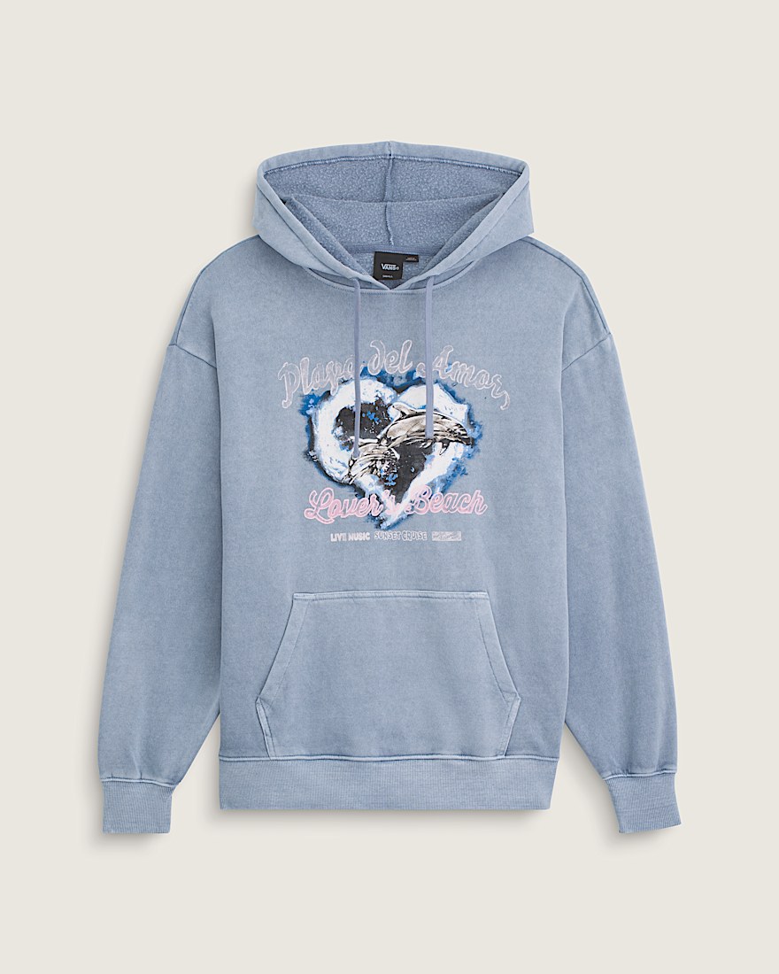 Vans Playa Del Amor Pullover Hoodie VANS Glacial Slate Blue HERO