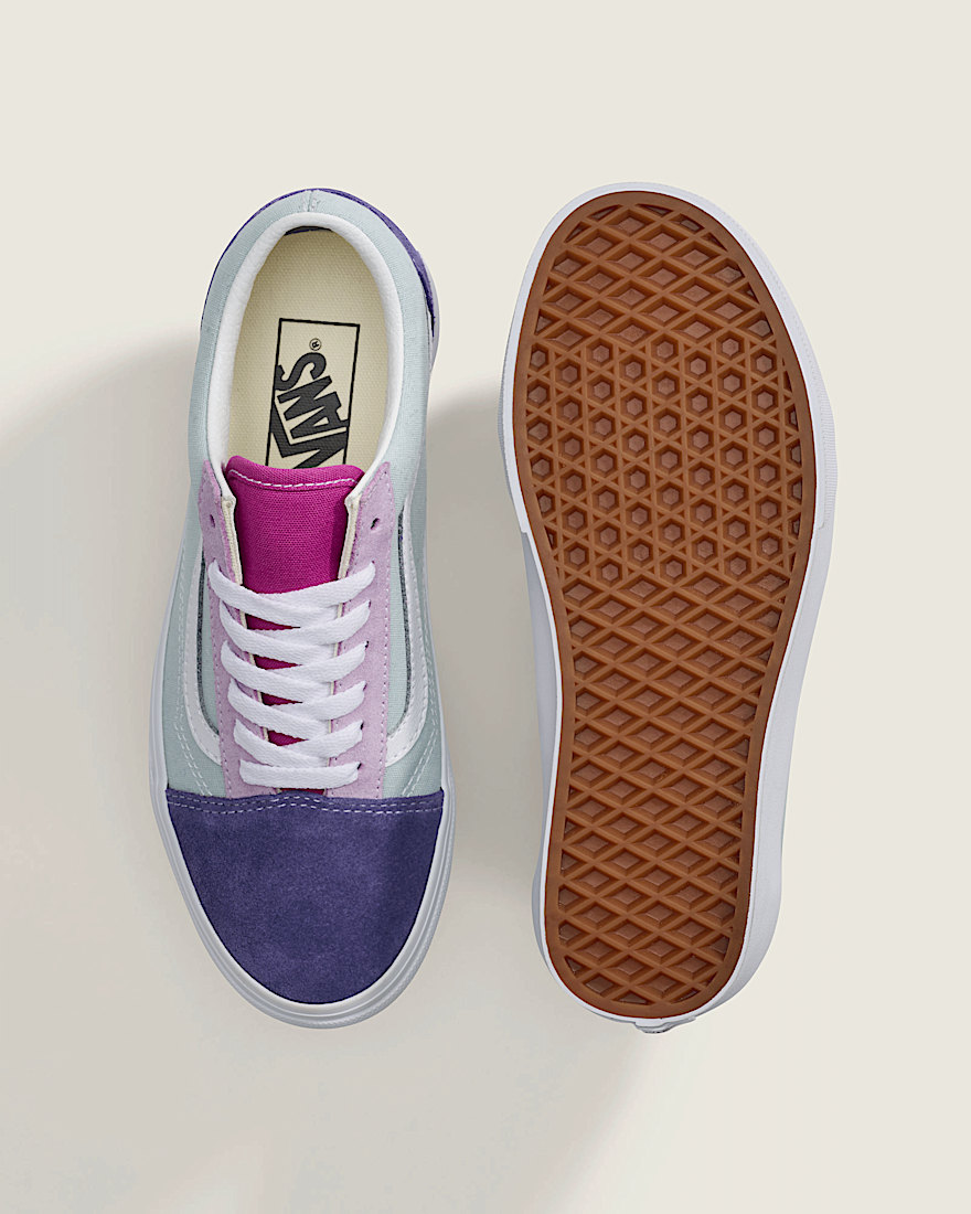 Old Skool Shoe VANS Color Block Light Purple  Blues ALT2