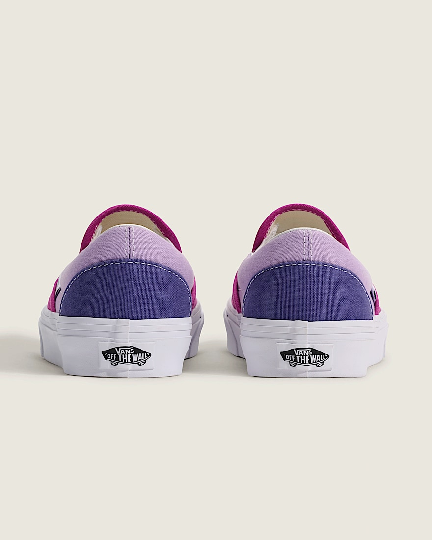 Classic SlipOn Shoe VANS Color Block Purple  Blues ALT3