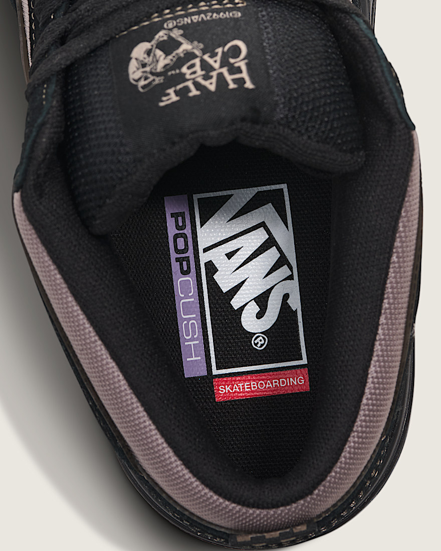 Skate Half Cab Wafflecup Shoe VANS Black  Peyote Beige ALT4