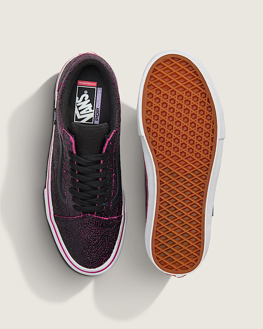 Skate Old Skool Shoe VANS Black  Purple ALT2