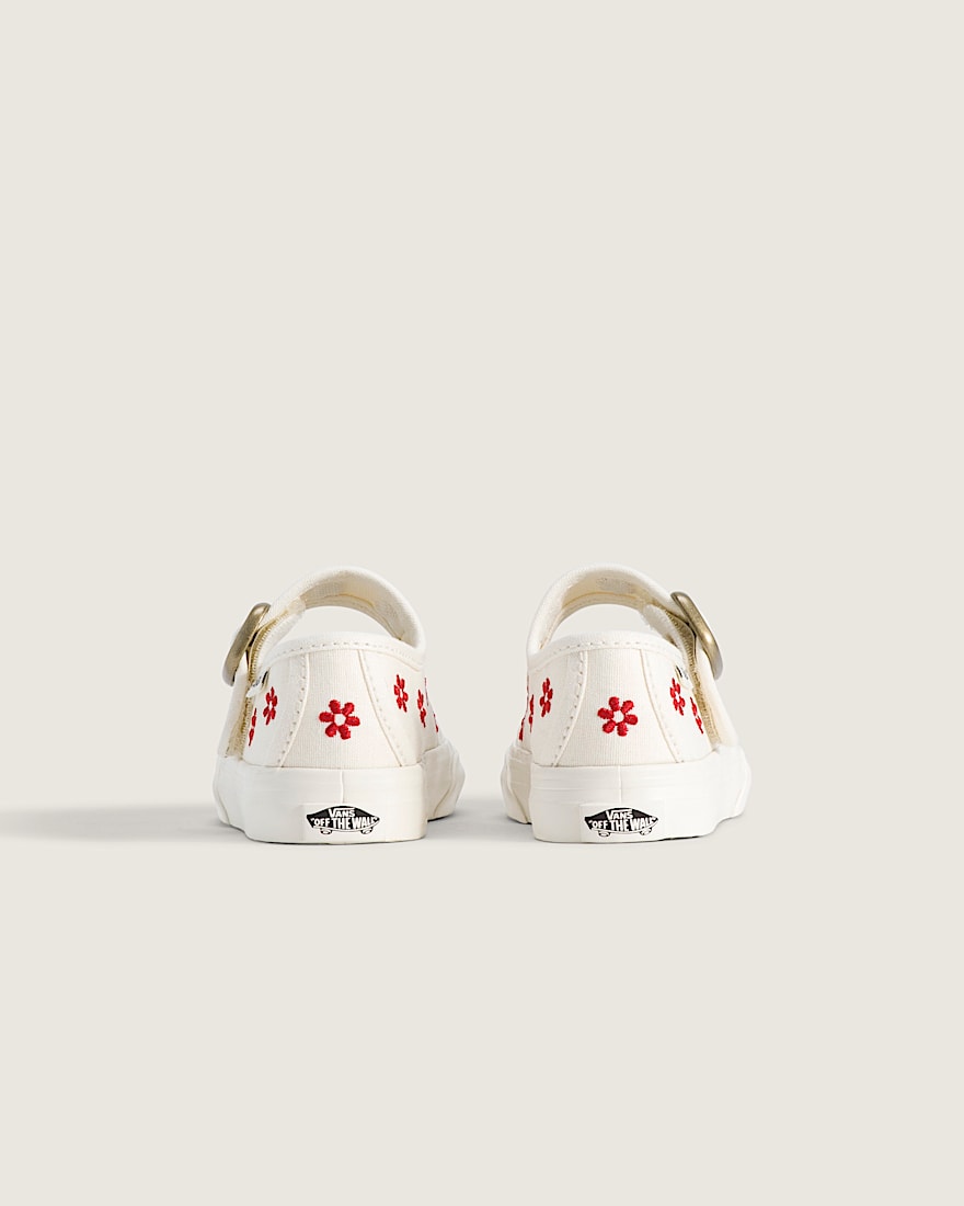 Toddler Mary Jane Shoe VANS White  Racing Red ALT3