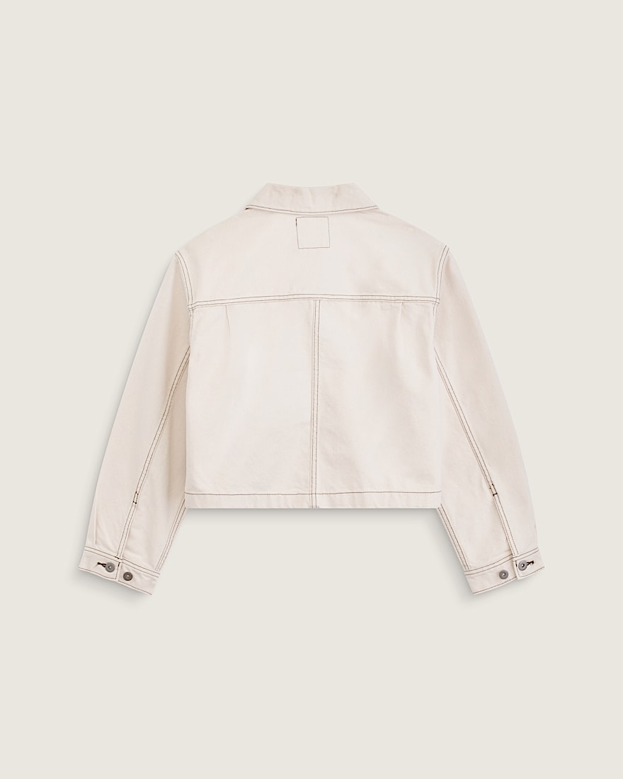 Emily Boxy Work Wear Jacket VANS Natural Seed ALT1