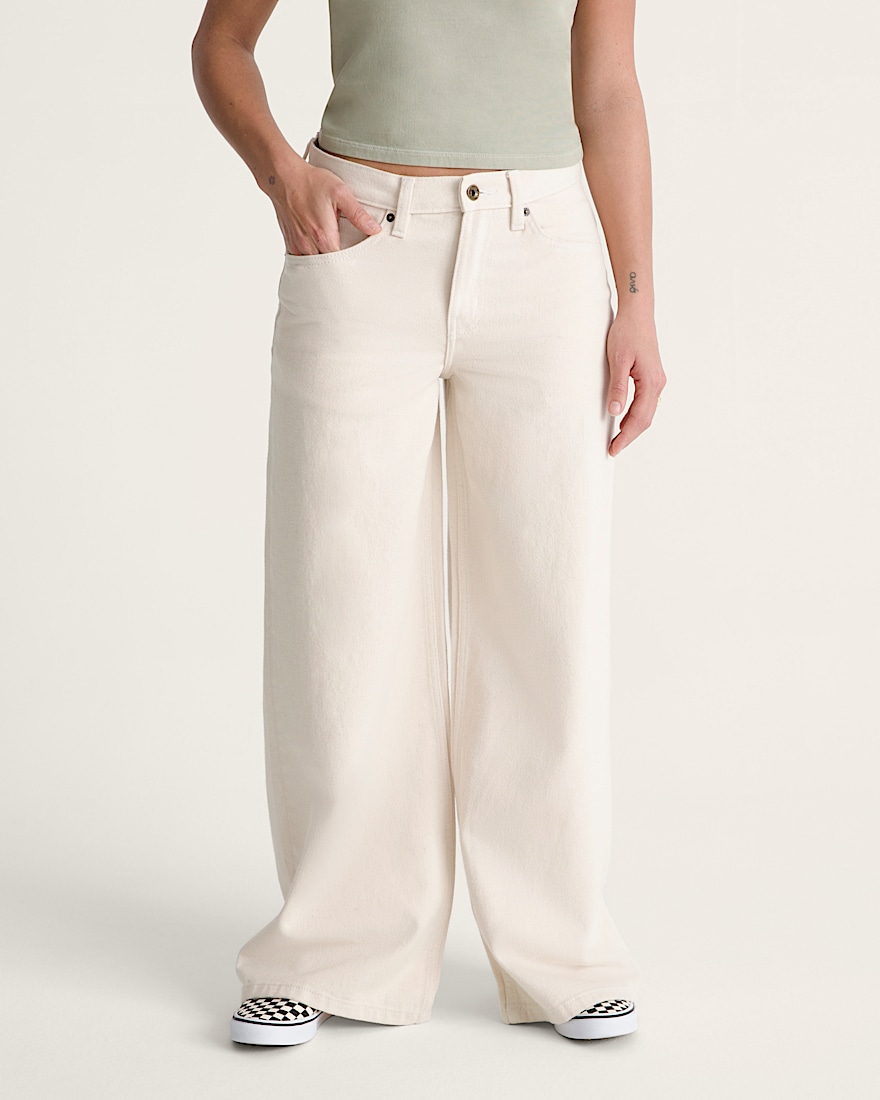 Check5 Low Rise Baggy Pants VANS Natural Seed Brown ALT2