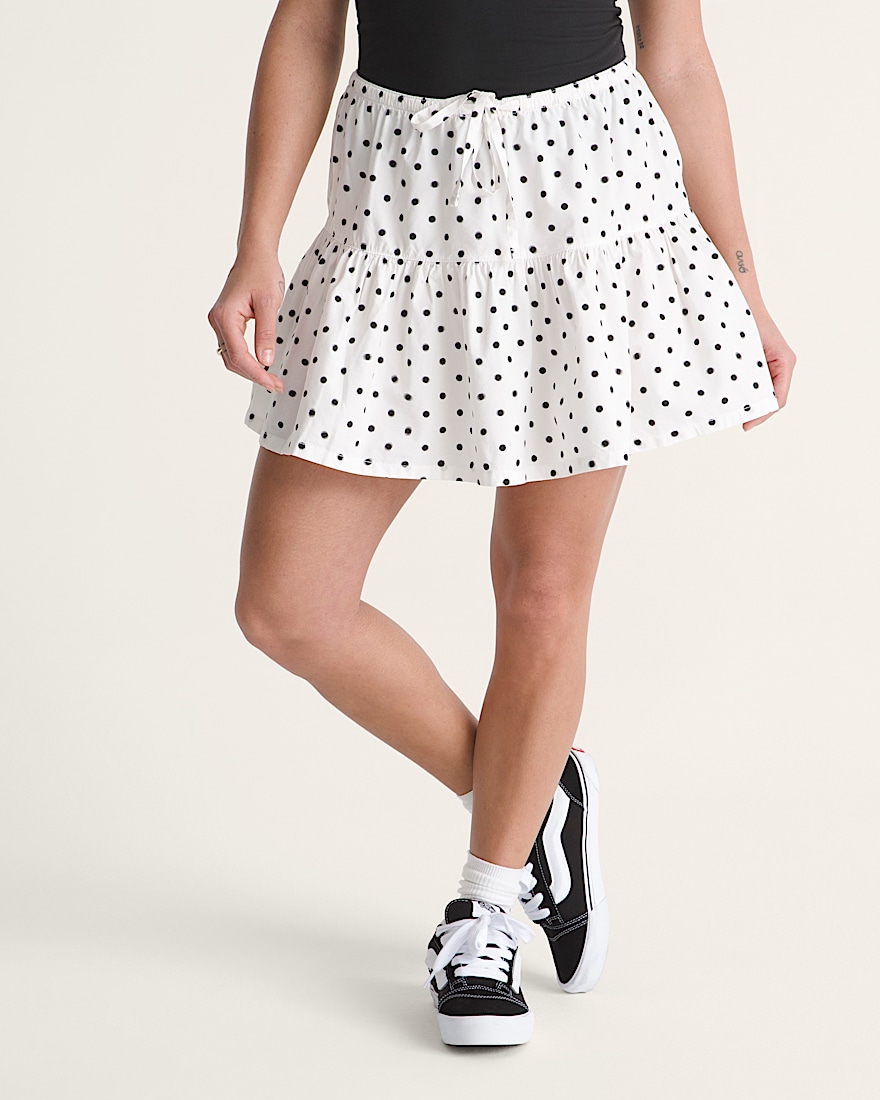 Jupe mini Francesca VANS Blanc Egret ALT2