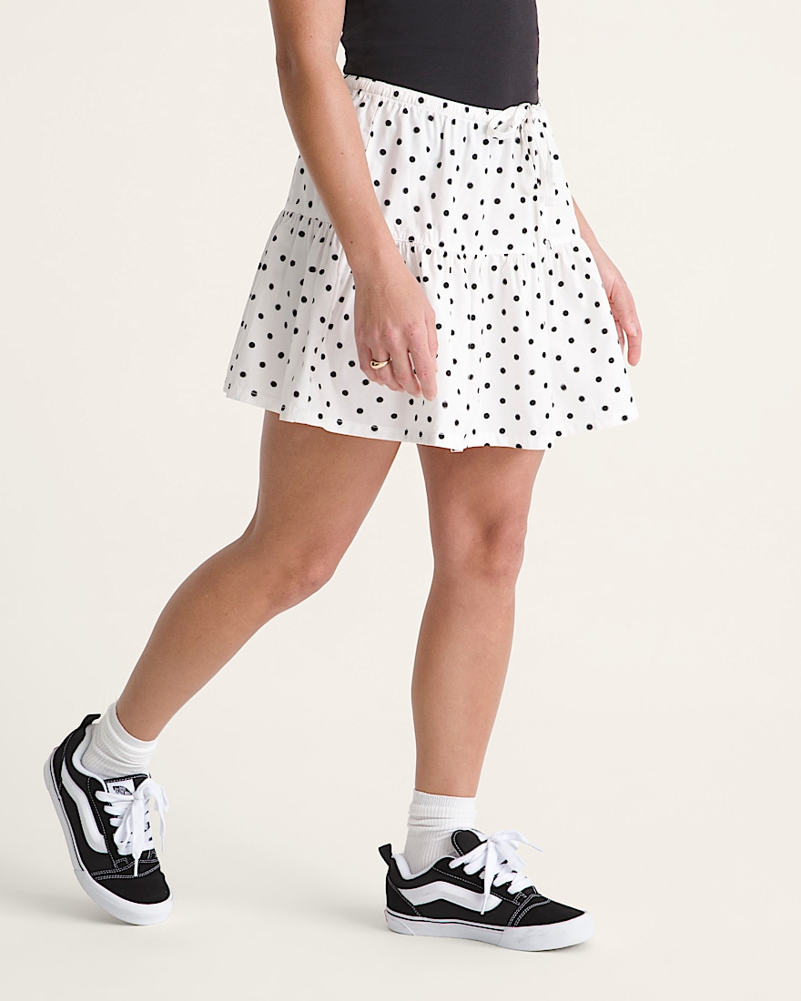 Jupe mini Francesca VANS Blanc Egret ALT5