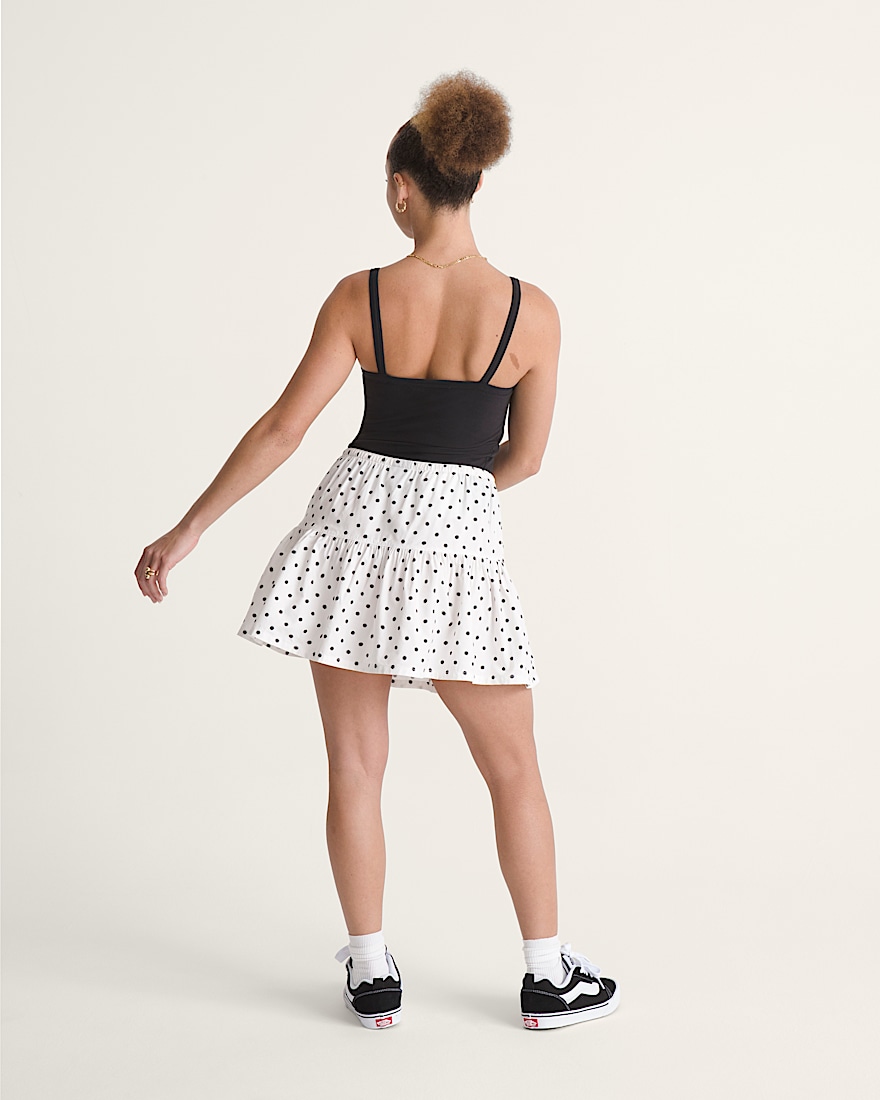 Jupe mini Francesca VANS Blanc Egret ALT4