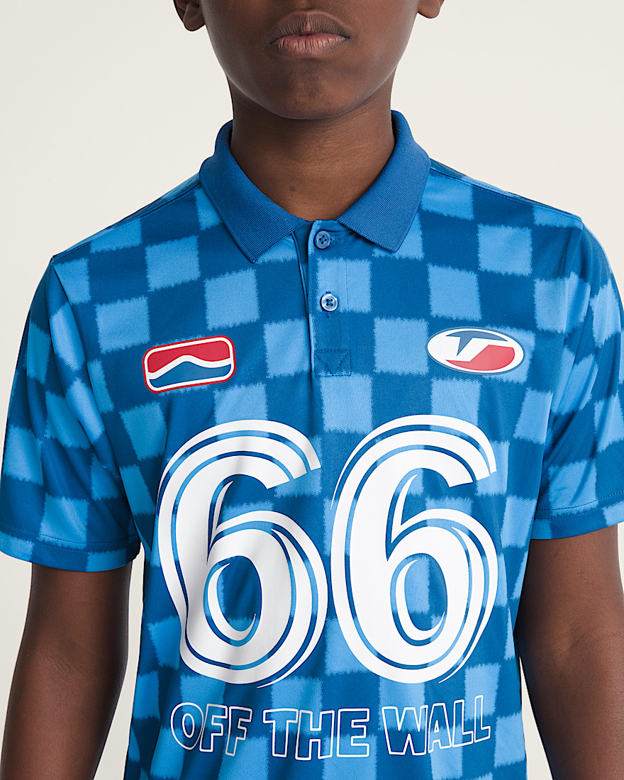 Kids Hat Trick Soccer Jersey VANS True Blue ALT4