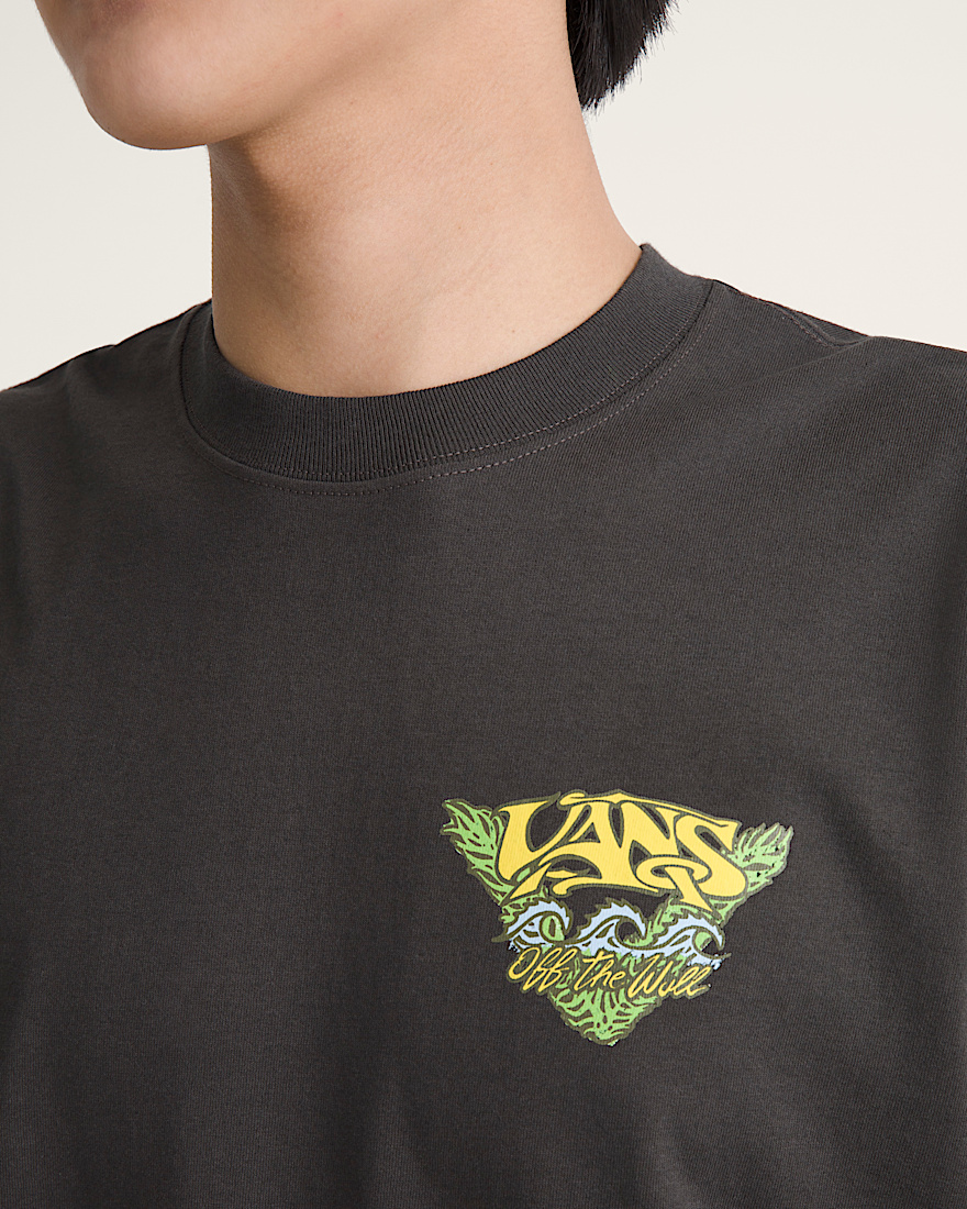 Triple Wave Surf Club TShirt VANS Faded Black ALT4