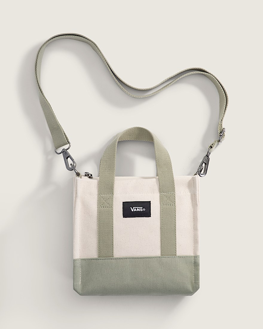 Lil Pergs Tote Bag VANS Soft Sage Green HERO